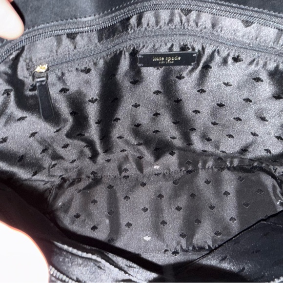 Kate Spade Black leather tote with wallet - Picture 4 of 7